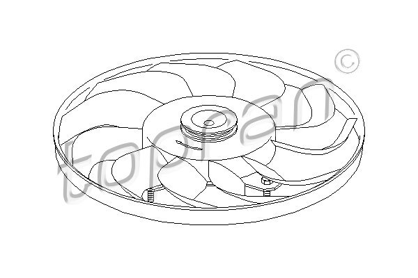 Paleta ventilator racire motor