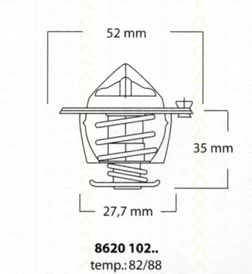 Termostat lichid racire