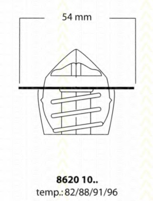 Termostat lichid racire