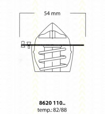 Termostat lichid racire