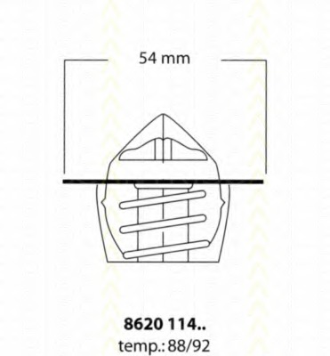 Termostat lichid racire