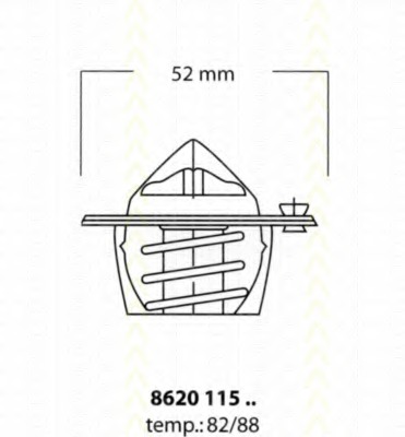 Termostat lichid racire