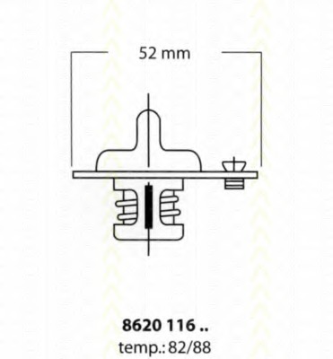 Termostat lichid racire