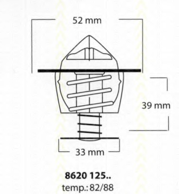 Termostat lichid racire