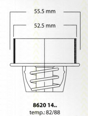 Termostat lichid racire