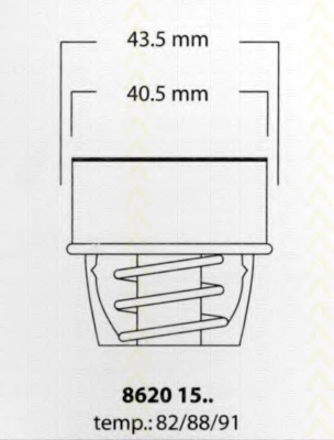 Termostat lichid racire