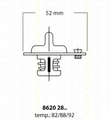 Termostat lichid racire