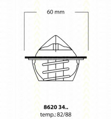 Termostat lichid racire