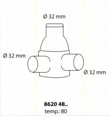 Termostat lichid racire