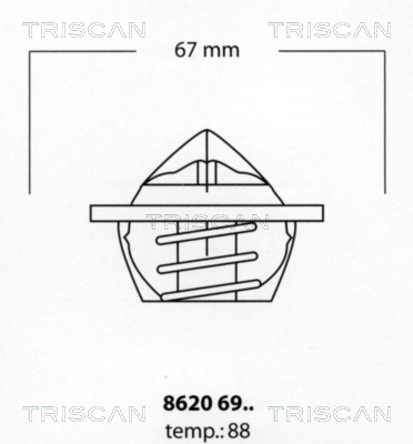 Termostat lichid racire