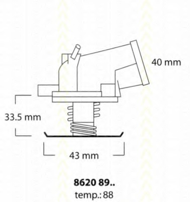 Termostat lichid racire