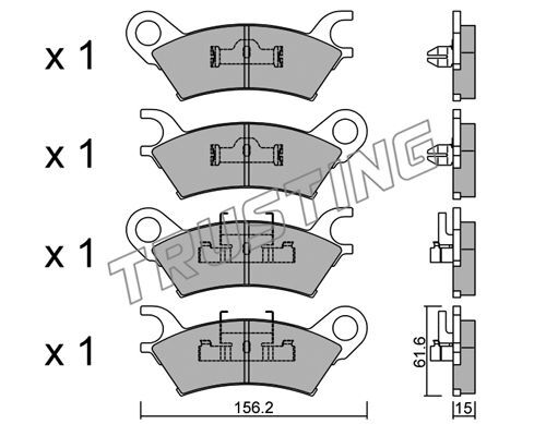 Placute frana