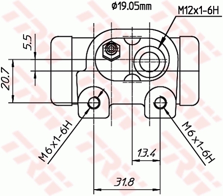 Cilindru receptor frana