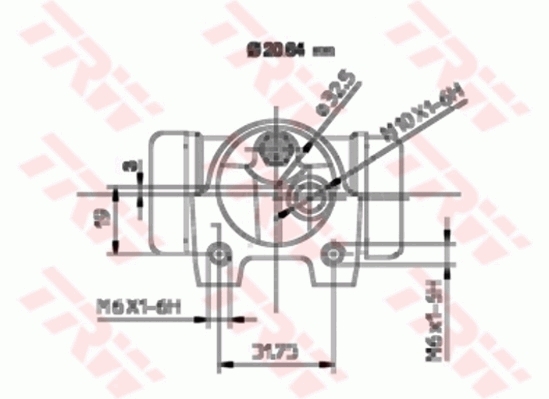 Cilindru receptor frana