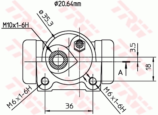 Cilindru receptor frana