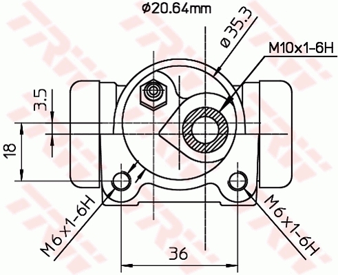 Cilindru receptor frana