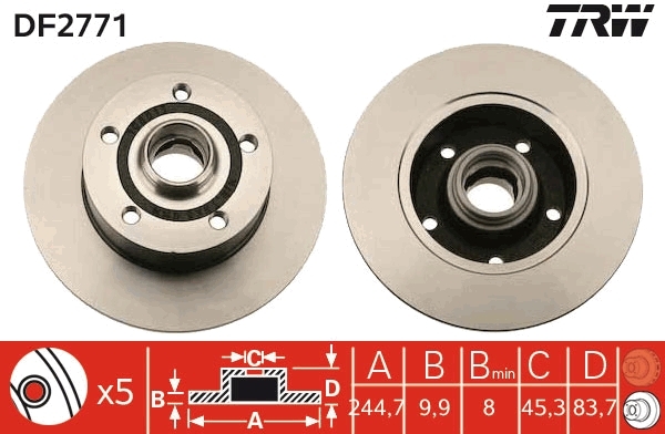 Disc frana spate