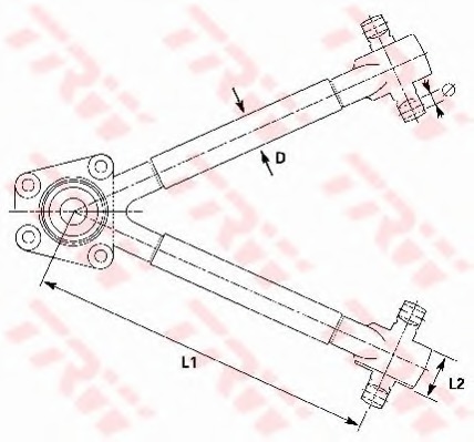 Brat suspensie roata