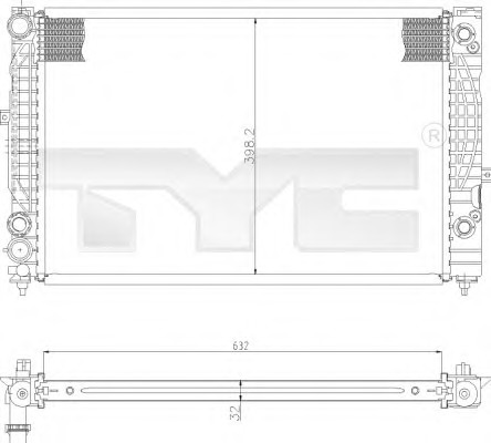 Radiator racire motor