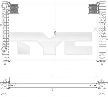 Radiator racire motor