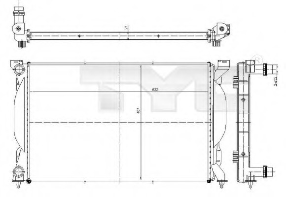 Radiator racire motor