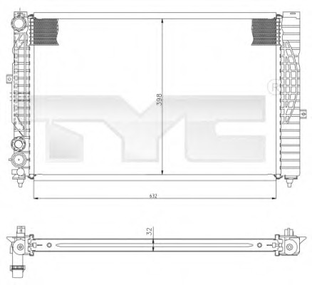 Radiator racire motor