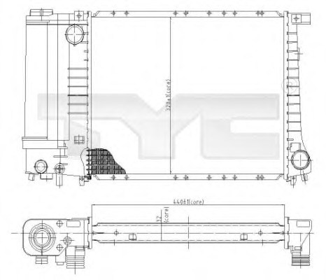 Radiator racire motor