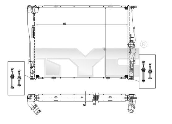 Radiator racire motor