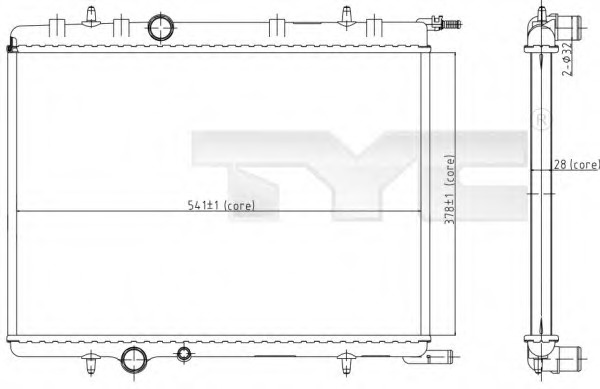 Radiator racire motor