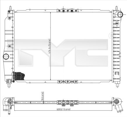 Radiator racire motor