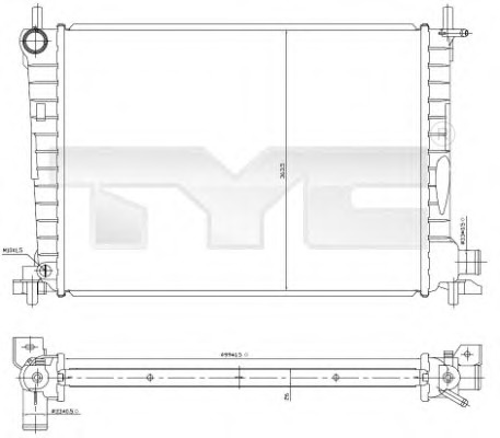 Radiator racire motor