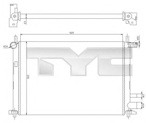 Radiator racire motor