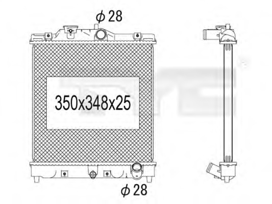 Radiator racire motor