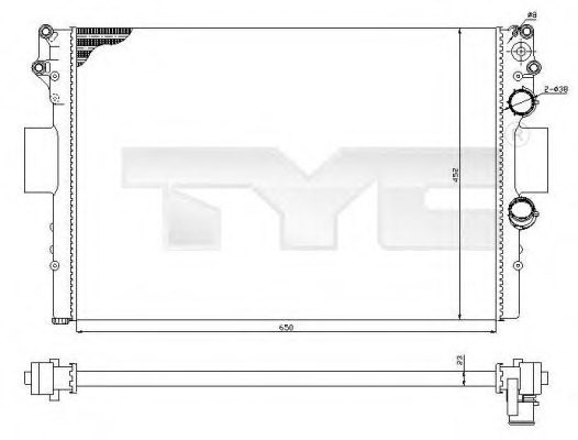 Radiator racire motor