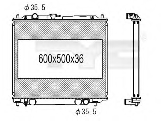 Radiator racire motor