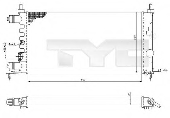 Radiator racire motor