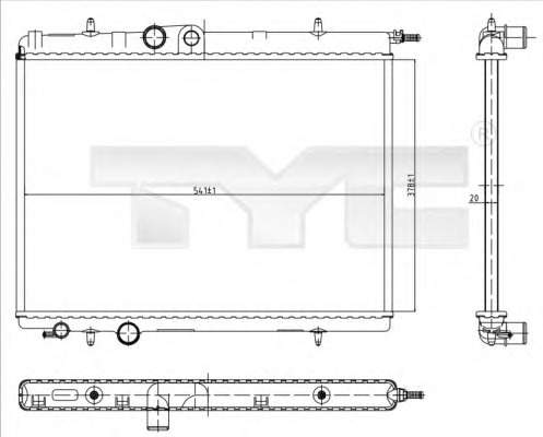 Radiator racire motor