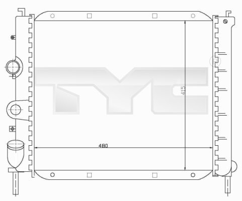 Radiator racire motor