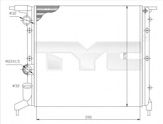 Radiator racire motor