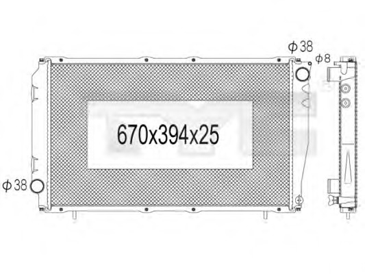 Radiator racire motor