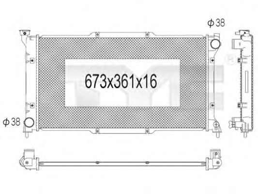 Radiator racire motor