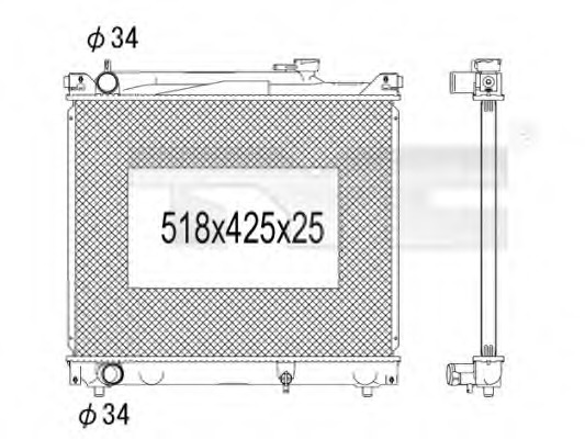 Radiator racire motor