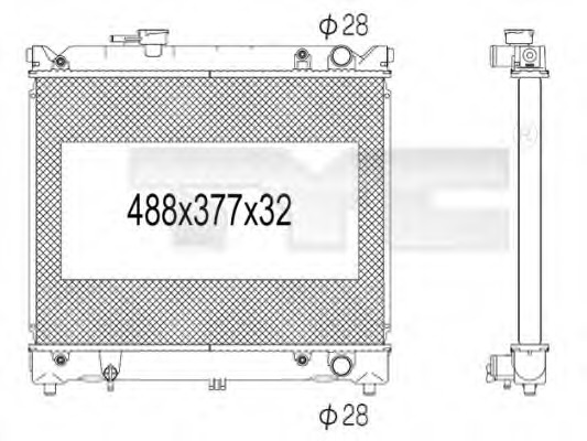 Radiator racire motor