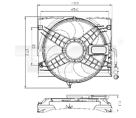 Ventilator radiator