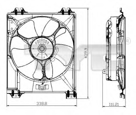 Ventilator radiator