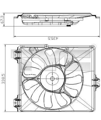 Ventilator radiator