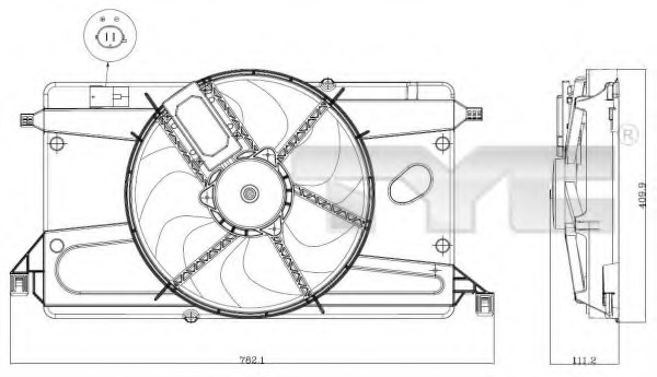 Ventilator radiator