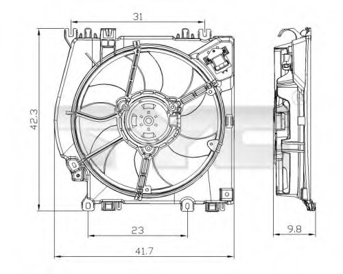 Ventilator radiator