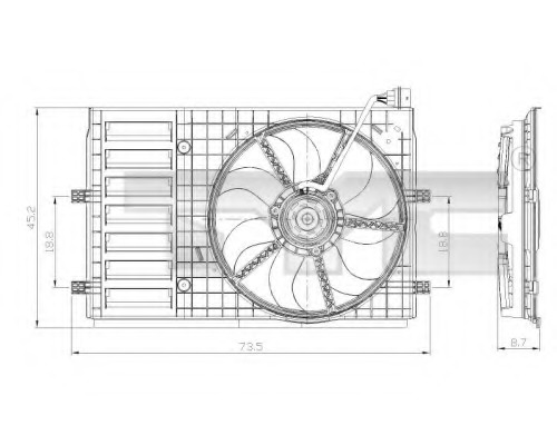 Ventilator radiator