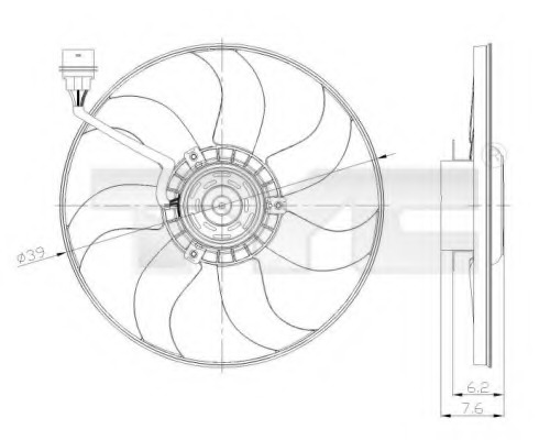 Ventilator radiator